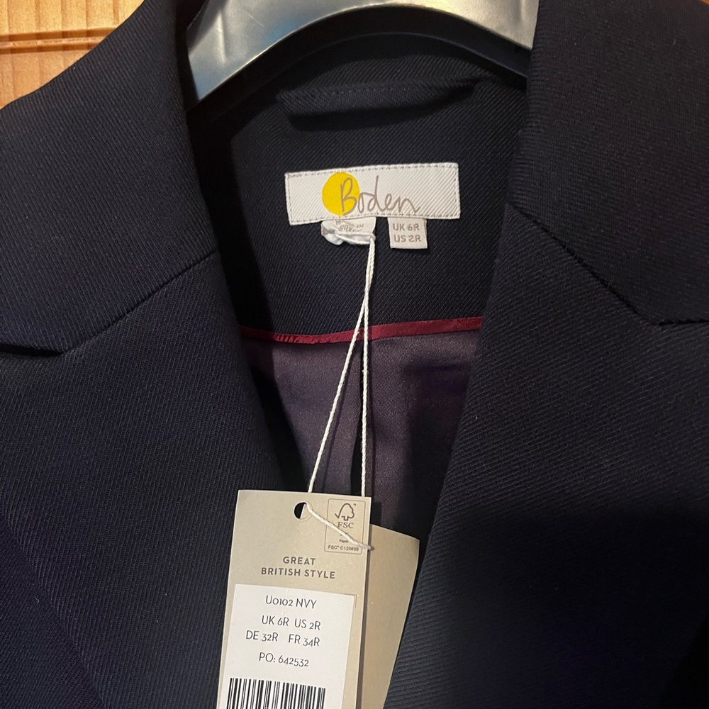 Boden Navy Blazer Jacket